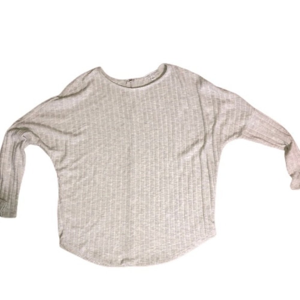 Green envelope sweater zips in back light weight